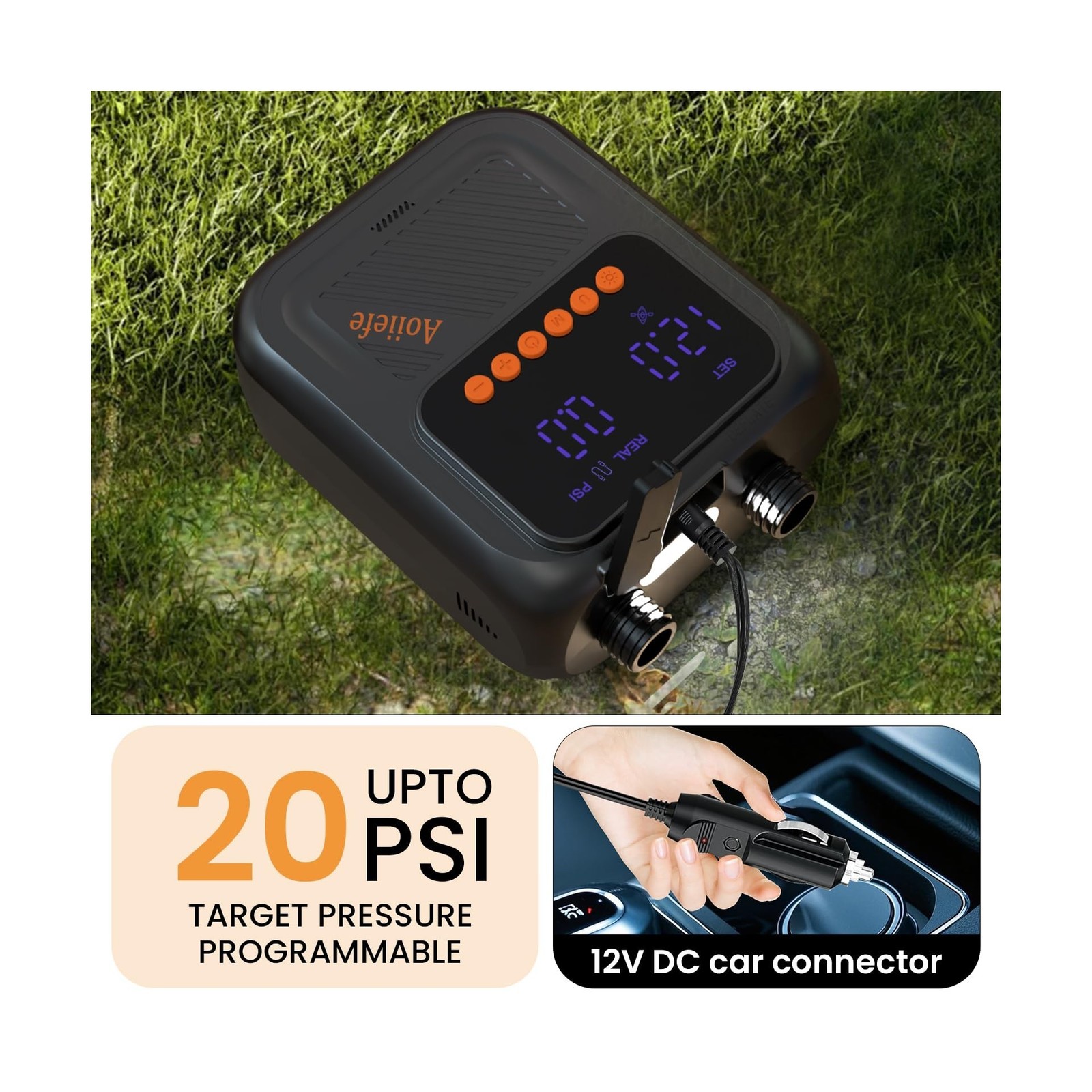 Electric Paddle Board Pump, 20PSI SUP pump for Paddleboard,Dual Stage Inflati...