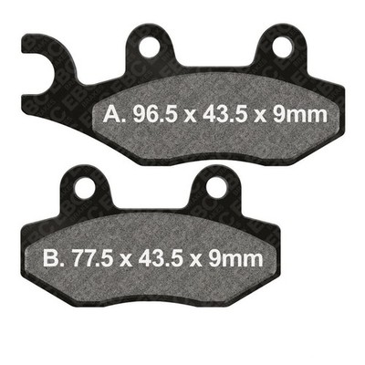 BREMSBELÄGE SINTER HH EBC 732.10.52 MASH SEVENTY FIVE 125 GULF 2015-2016