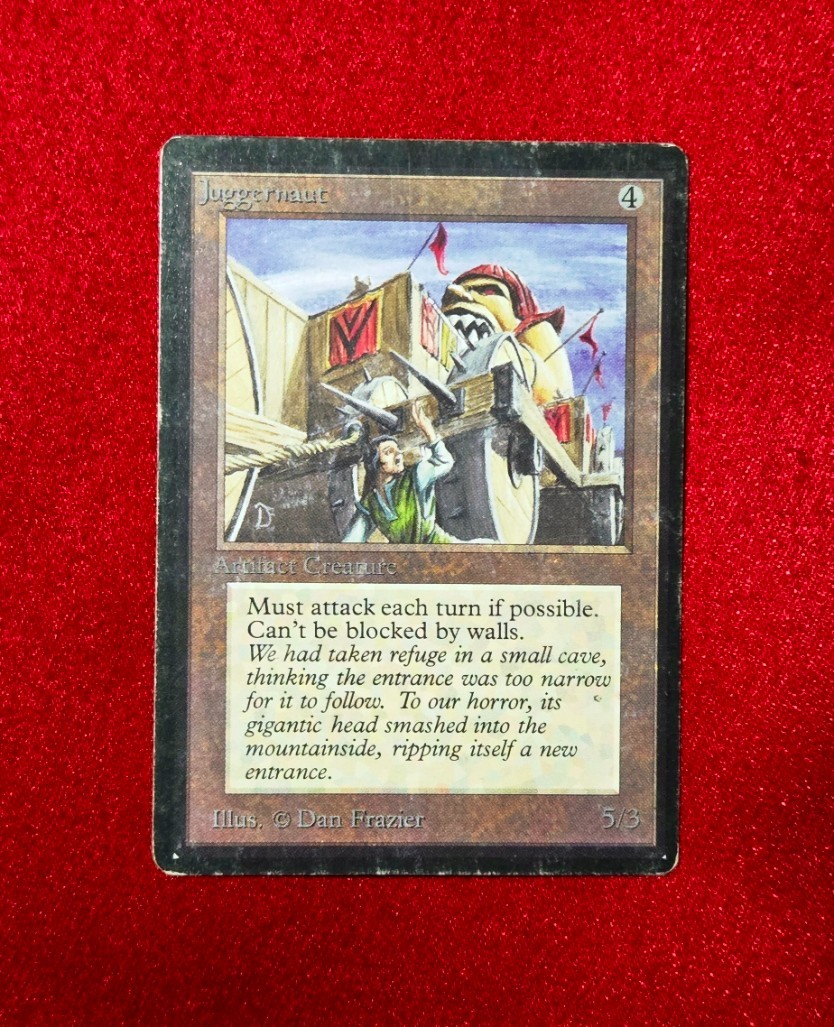 Juggernaut Beta Edition English MTG Magic The Gathering - MP / HP