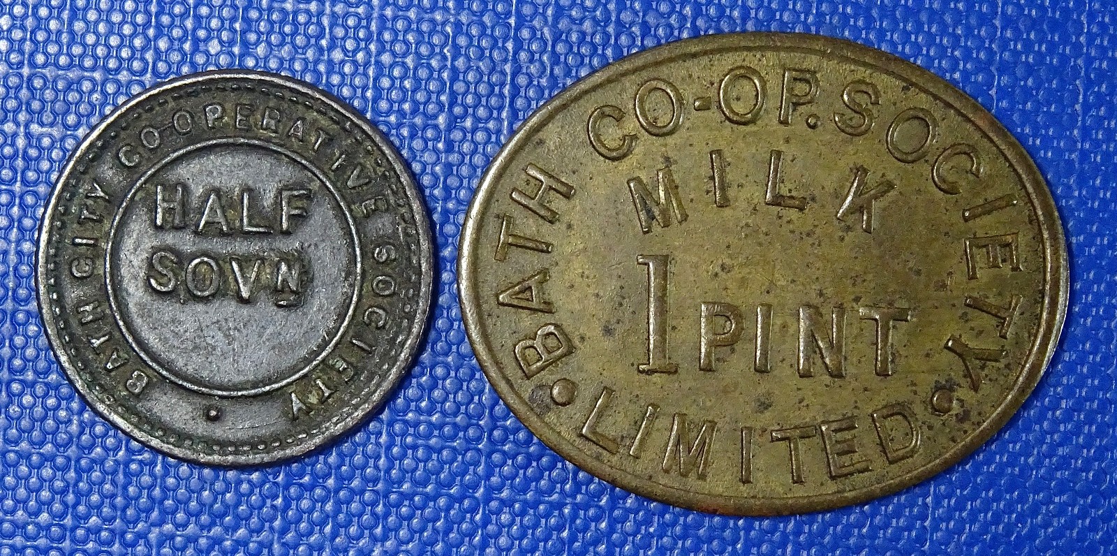 Somerset, Bath,  City Co-op Half Sovereign (R13. M&Y 132) - Rare - +1 - Read!