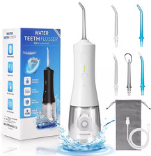 Waterpik Cordless Dental Water Flosser Oral Irrigator Teeth Cleaner 5 Jet Tips