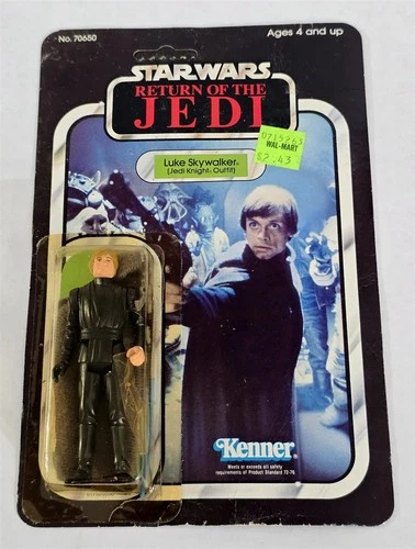 A-923 MINT WITH CARD VINTAGE 80'S KENNER STAR WARS 65 BACK ROTJ JEDI LUKE