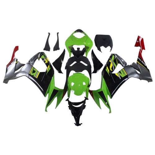 Green Black Red Bodywork for 2008 2010 Kawasaki Ninja ZX10R Injection Fairings