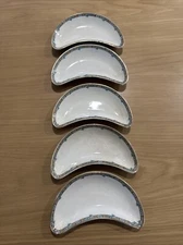 Antique Set Of 5 J&G Meakin Hanley Bone Side Dish  England