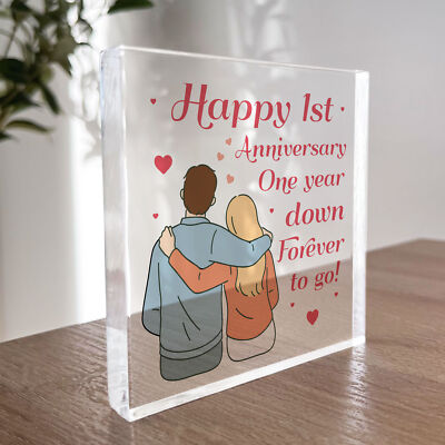 1st Anniversary Gift For Husband Wife 1st Wedding Anniversary Gift