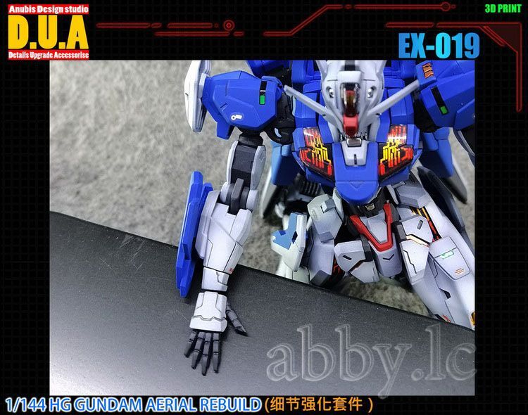 for HG 1/144 XVX-016RN Aerial Rebuild Resin Heighten Details