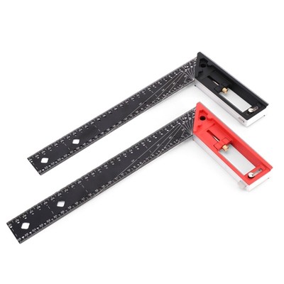 30-90 Degree Square with Marking Hole Combination Square for Measuring Scribing