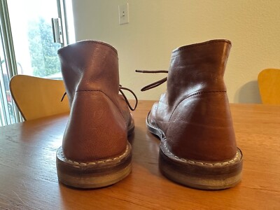 Rive Gauche Firenze Dress Boots Sz 38 US 6 Brown Leather Lace Up Mid Calf Italy Rivé Gauche Boots | eBay main image 4