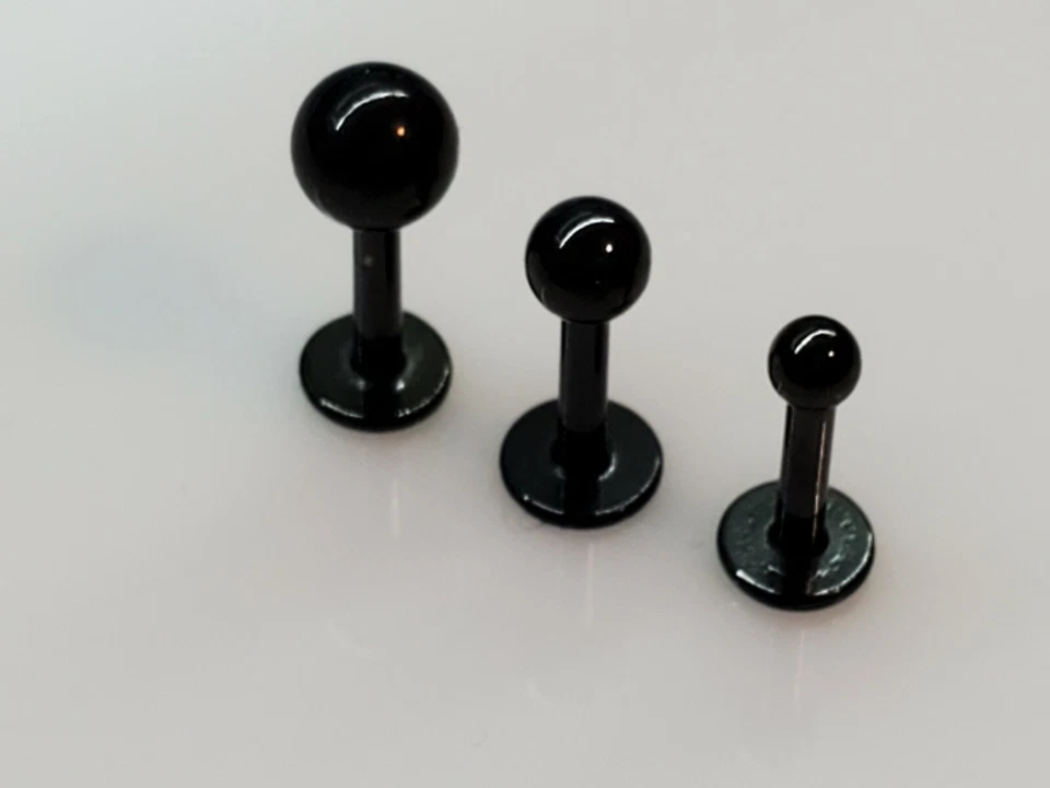 18g, 16g, 14g, Hélice, Tragus, Triple delantero, Anillo, Joyería, Cartílago, Perno Foto 2 de 4