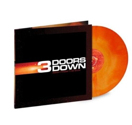 * 3 Doors Down - AWAY FROM THE SUN - Orange Galaxy Color Vinyl LP - NEW & SEALED - Afbeelding 1 van 1
