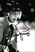 Craig Janney Signed Autographed 4x6 Photo San Jose Sharks