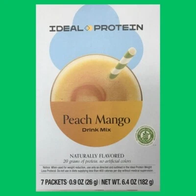 Ideal Protein Peach Mango Drink Mix - 7 packets