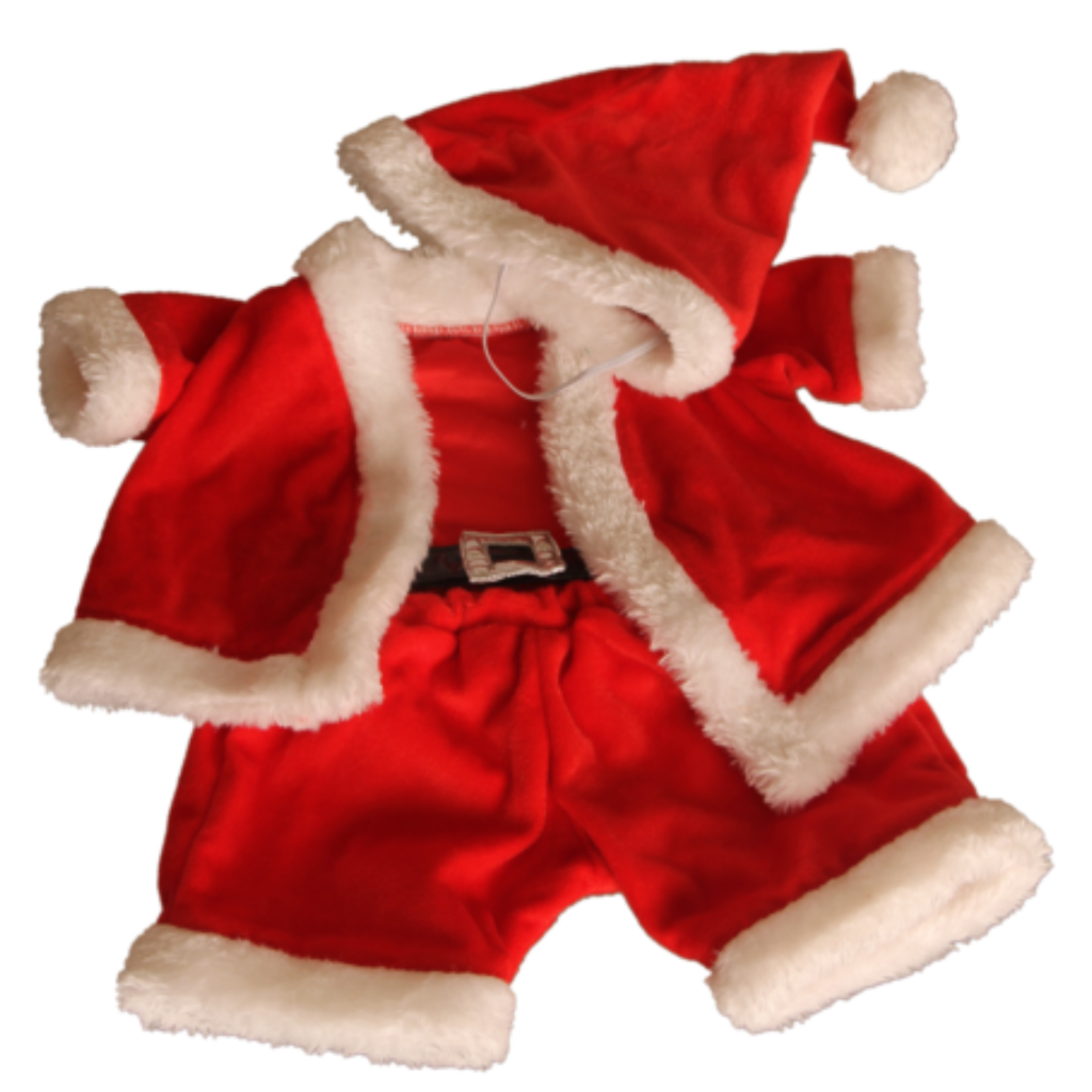 TEDDY BEAR CLOTHES - SANTA CLAUS FATHER CHRISTMAS - 16"" /40cm BUILD a TEDDY BEAR