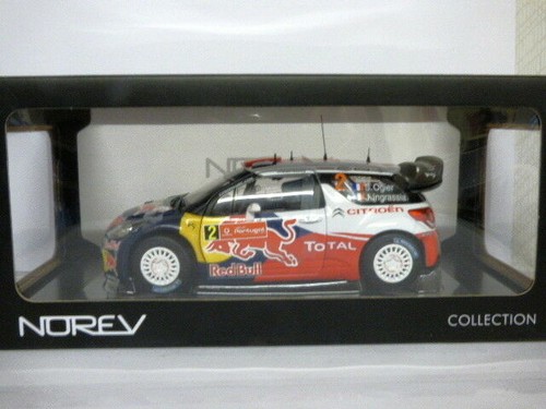 NOREV 155418 CITROEN C4 WRC MONTE CARLO RALLY RED DIECAST MODEL