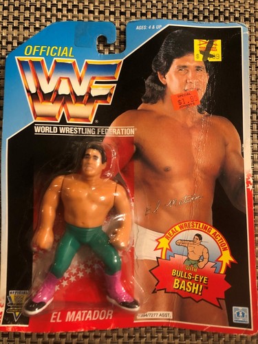 WWF Hasbro Tito Santana El Matador in package and ...