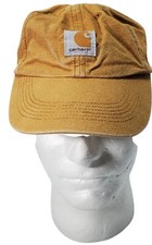 Carhartt Hat Boys Youth Childs Brown Canvas Duck Baseball Cap Strapback Kids