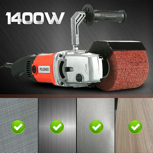 1400W Electric Burnishing Polishing Machine Burnisher Sander Polisher+ 3 Wheel - Picture 4 of 14