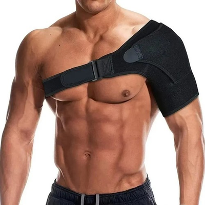 #ad Adjustable Shoulder Brace Support Rotator Cuff Compression Strap Pressure Pad $8.99