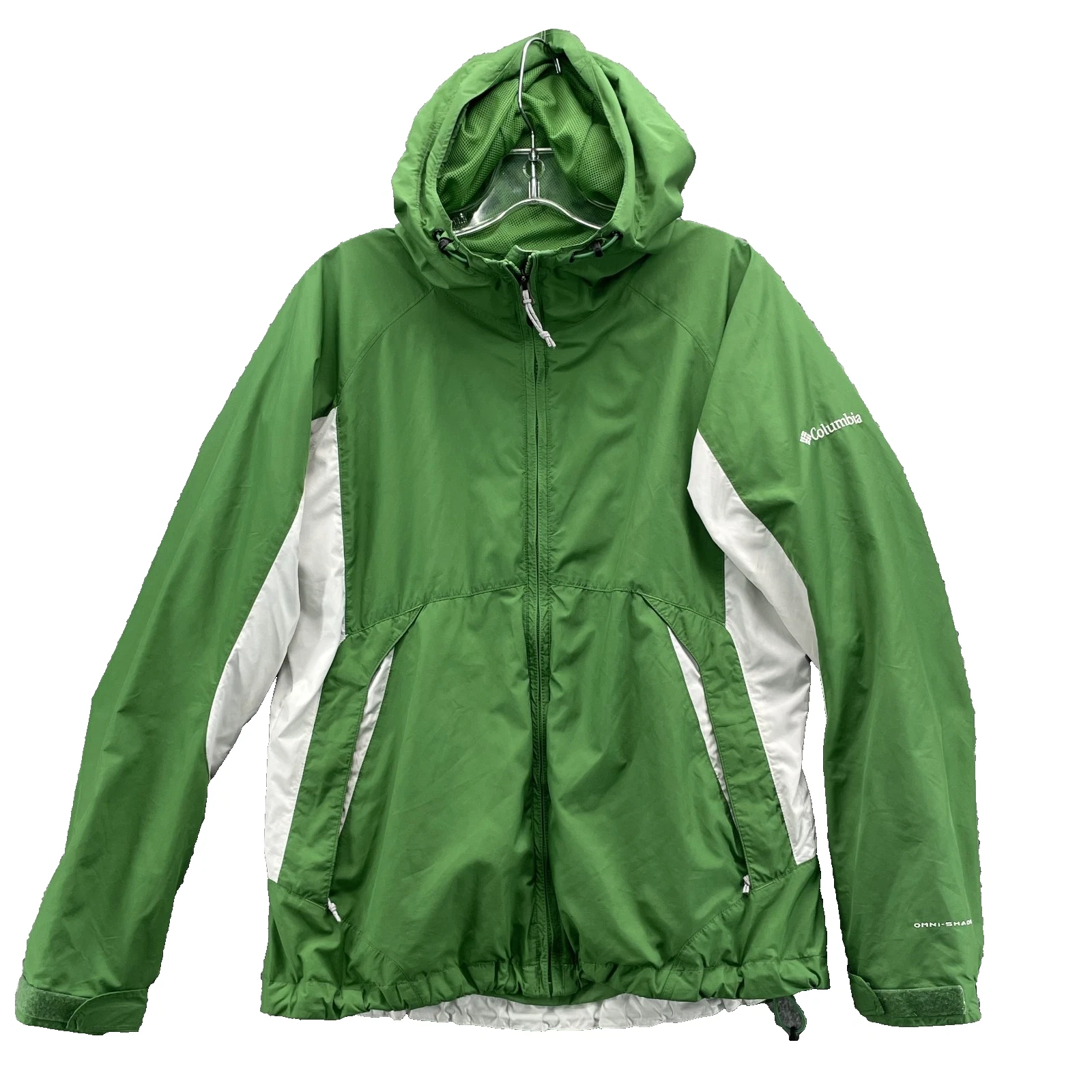 Vintage Columbia Windbreaker Jacket Women's Med Omni-Shade Outdoor Gorpcore Tech