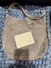 Tan Suede Shoulder Bag
