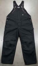 Carhartt Extremes Bib Overalls Mens 40x32 Black R33 Insulated Workwear