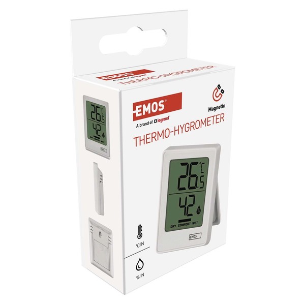 Thermometer Hygrometer Emos Digital Batteriebetrieben -10 Bis +50 °C °F-image