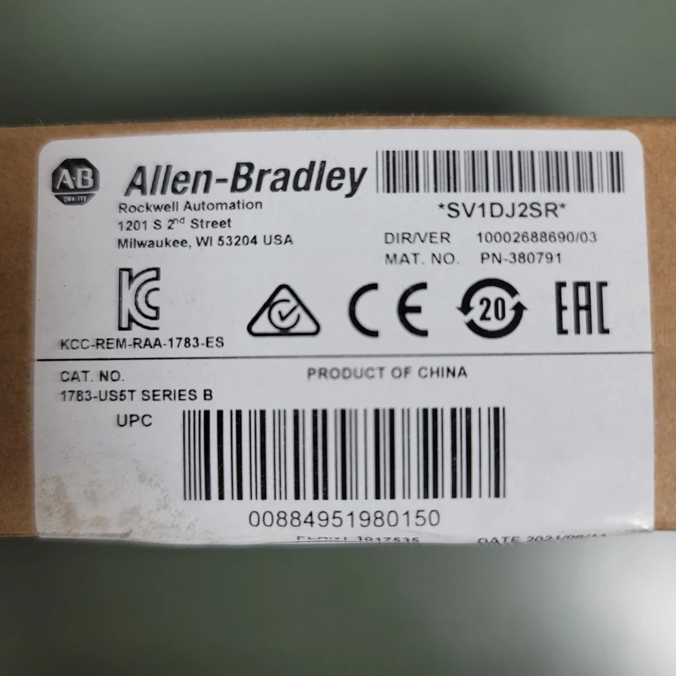 NUEVO Conmutador Ethernet Allen Bradley 1783-US5T Serie B Puerto 5T Sellado de Fábrica Foto 3 de 4