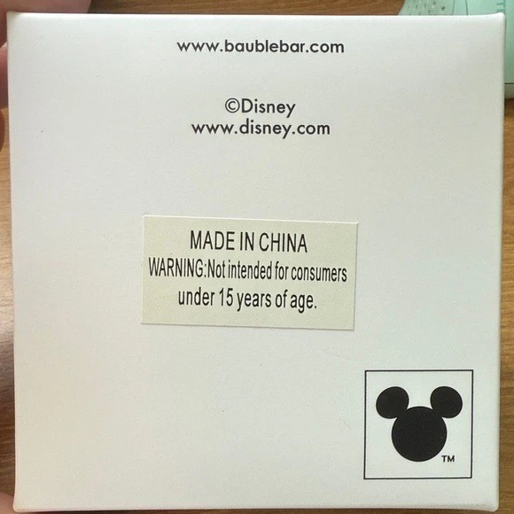 Disney Baublebar Mickey Mouse School Bus Stud Earrings Sparkle Rhinestone Fun - Image 3 of 4