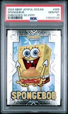 2024 WONDERCARD SPONGEBOB TREASURE SERIES-JOYFUL OCEAN EMBOSSED 005 SPONGEBOB