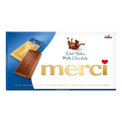 15x Merci Milk Chocolate Bar 100g / 3.53 oz