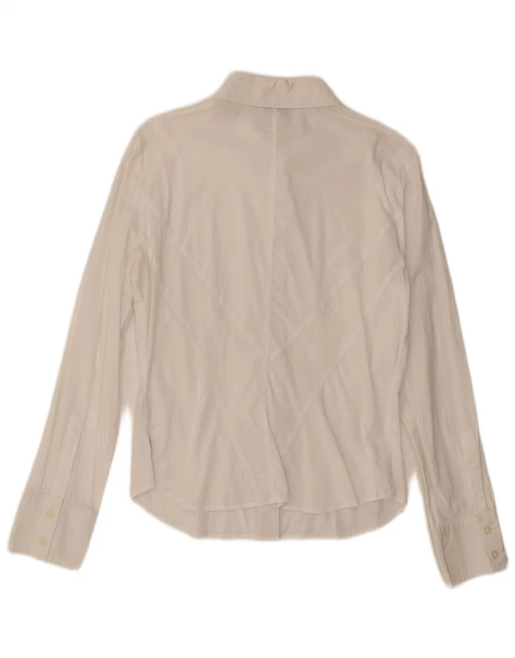 Camisa ARMANI JEANS Mujer US 8 Mediana Blanca Algodón AV07 Foto 2 de 3