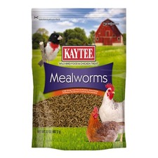Kaytee 2 lb Dried Mealworms Wild Bird Food Bluebird Robin Chickadee Cardinal Pro