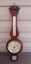Vintage Airguide Banjo Style Weather Station, Barometer, Thermometer, Hygrometer