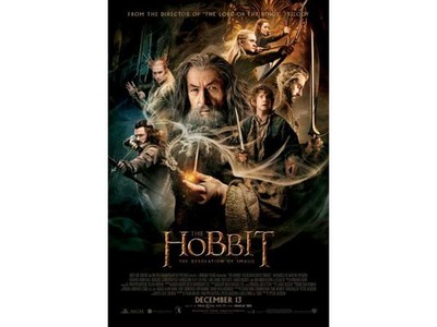 THE HOBBIT LOTR LORD OF THE RINGS Movie TV Film Poster Print