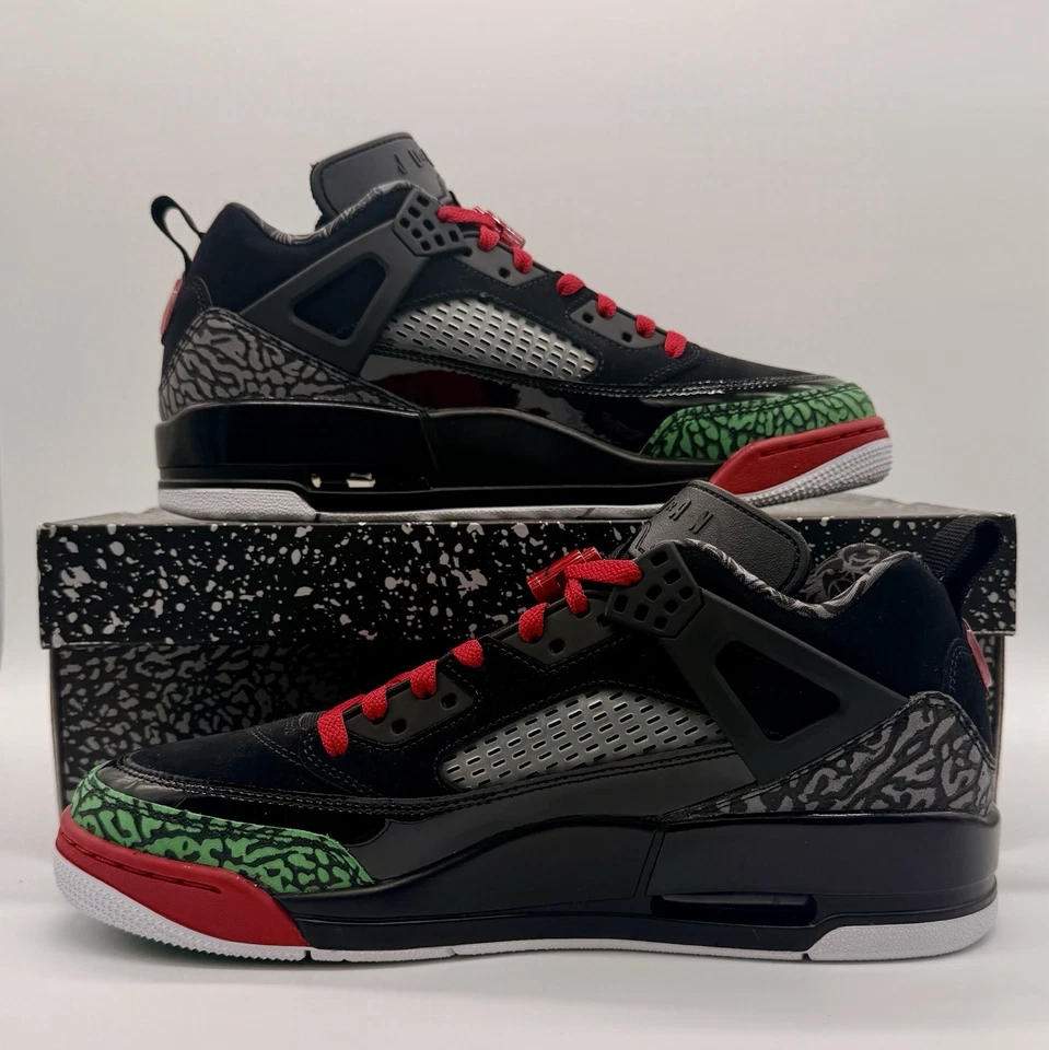 Nike Air Jordan Spizike низкий черный Varsity красный кроссовки FQ1759-060 мужской размер новый - Изображение 2 из 4