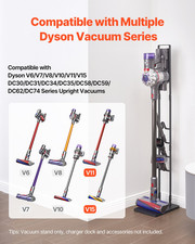 Vacuum Stand for Dyson Multi-Models Stable Storage Bracket Holder with 4 Hooks