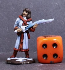 Hand Painted Ral Partha Metal Female Winter Mage Dungeons and Dragons, RPG