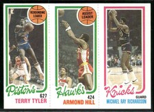 1980-81 Topps Micheal Ray Richardson, Terry Tyler, Armond Hill #171-21-82