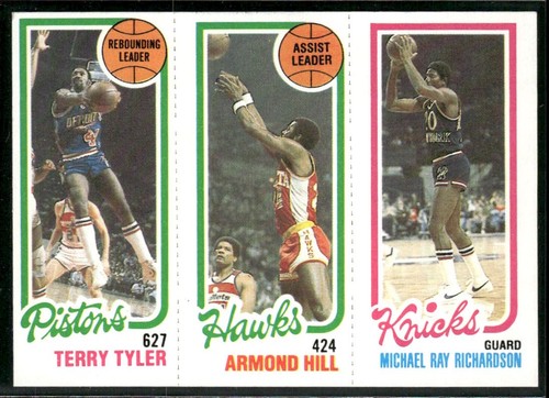 Terry Tyler / Armond Hill / Micheal Ray Richardson #21 / 82 / 171 1980 Topps card
