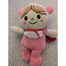 Sega toy Anpanman Pink Girl Plush Doll Red Cape 6 Inch Small Toy