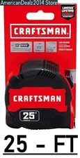 25-Ft CRAFTSMAN Compact Easy Grip Tape Measure