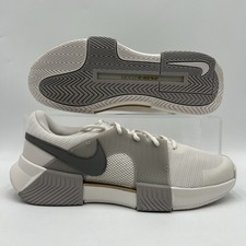 Mens Size 10.5 Nike Zoom GP Challenge 1 HC White Grey Tennis Shoes FZ1244 001