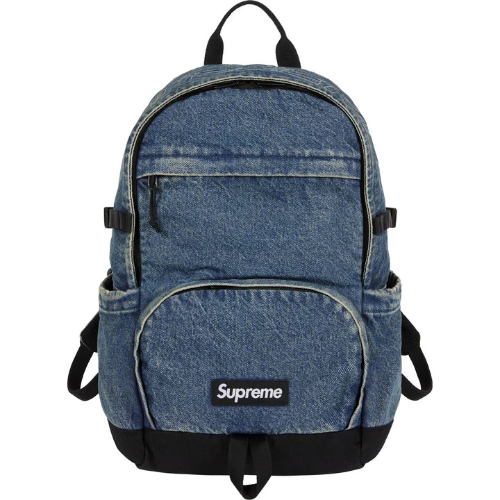 Supreme Denim Backpack Washed Indigo | eBay