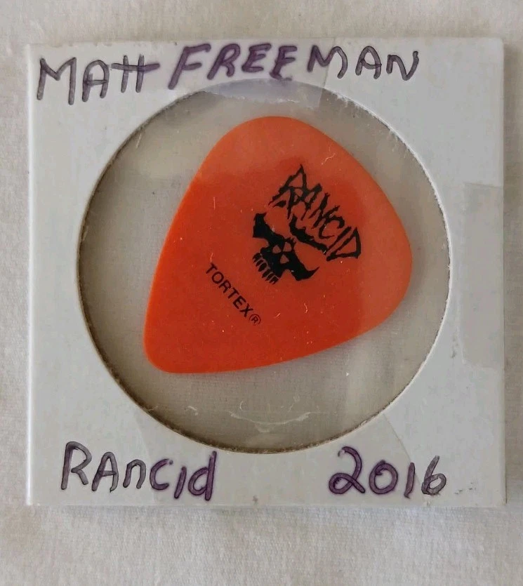 Rancid Matt Freeman   Tour Issued Guitar Pick 2016 - Image 3 of 4