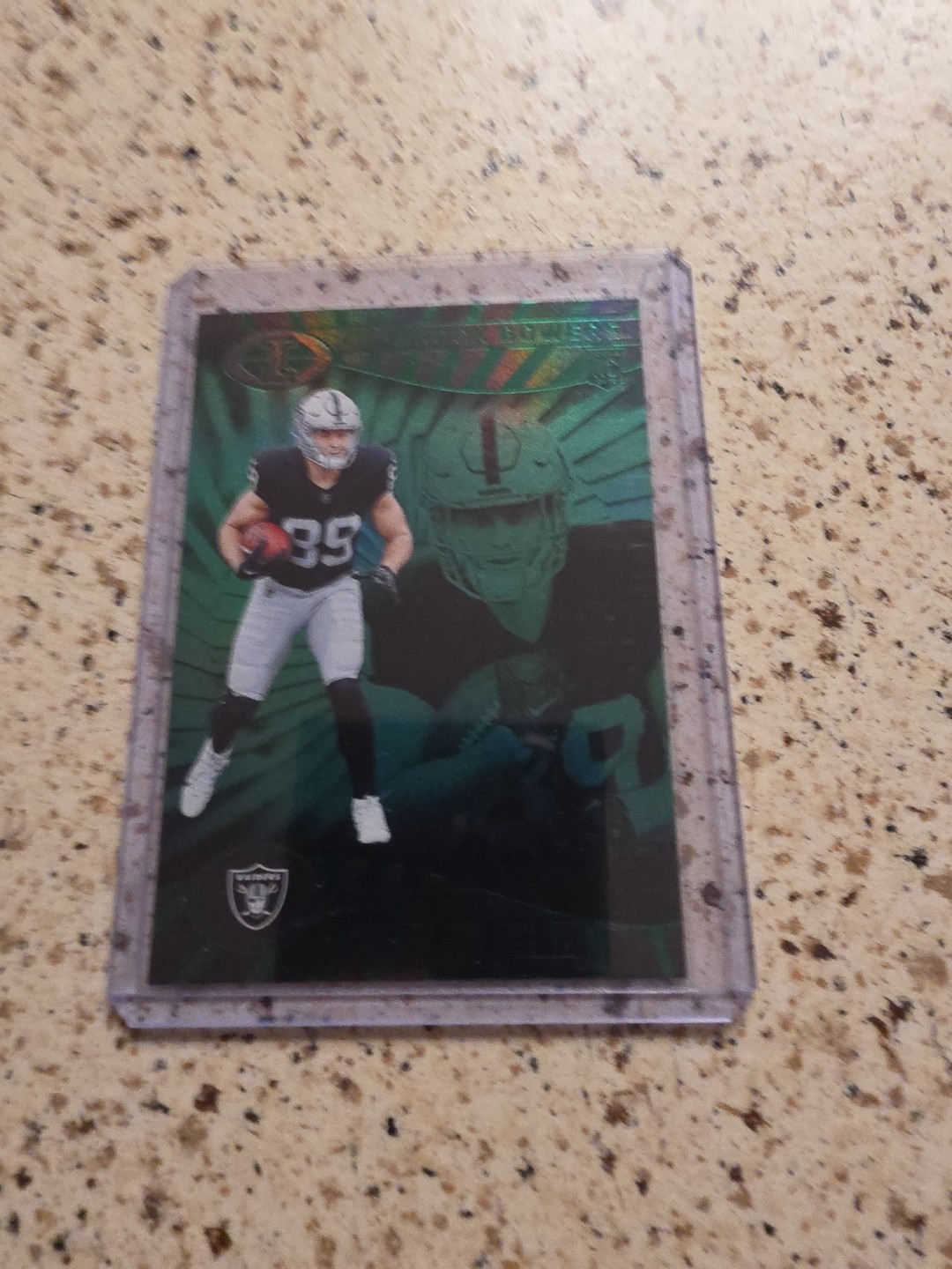 2024 Panini Illusions - Brock Bowers #47 Trophy Collection Emerald (RC)