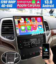 For 2011-2013 Jeep Grand Cherokee Radio Gps Stereo Apple Carplay Android13 464g
