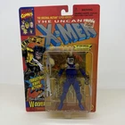 Vintage The Uncanny X-Men Wolverine Blue Suit  Knife Action 1996 ToyBiz - SEALED