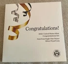 2023 US Mint Congratulations Set -- American Eagle One Ounce Silver Proof Coin