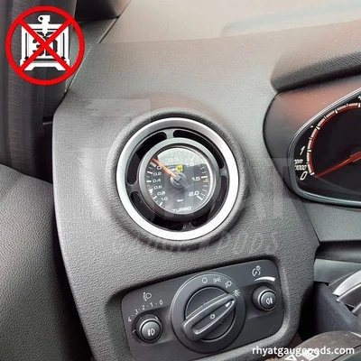 Ford Fiesta MK7 52mm - Support Manomètre Jauge Gauge Pod - Photo 1/4