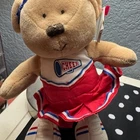 Vintage TY Beanie Baby Pompoms the Cheerleader Bear with Tags